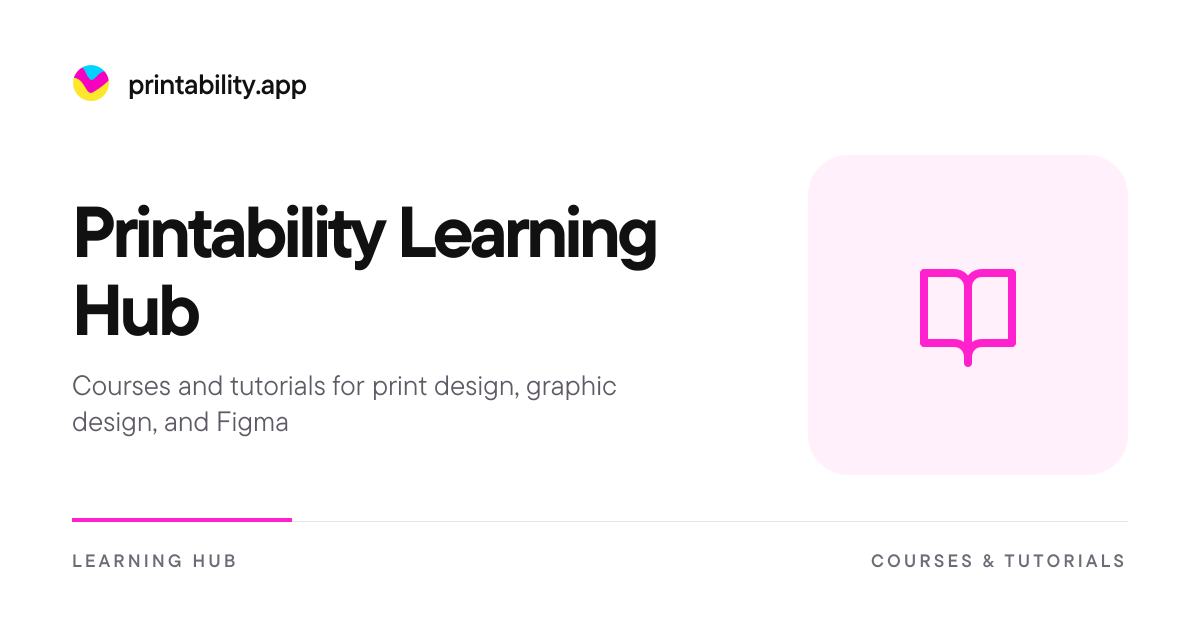 Print Design Courses and Tutorials