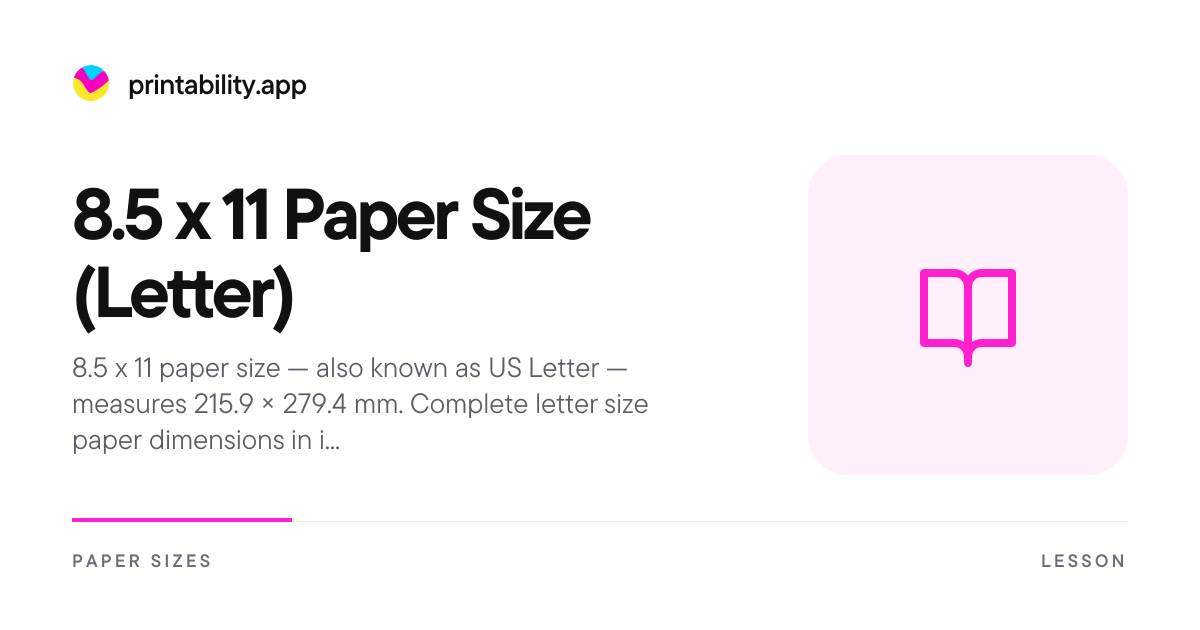 Letter Size Paper (8.5 x 11) - Dimensions in Inches, mm & Pixels