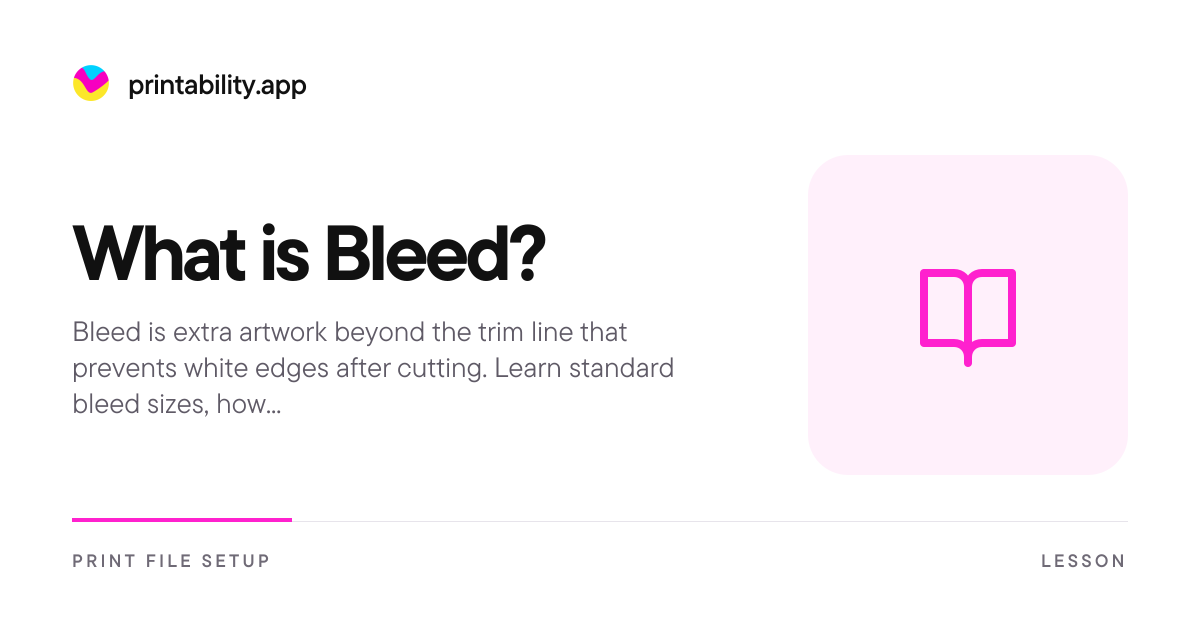 What is Bleed in Printing? Bleed Explained for Print Design