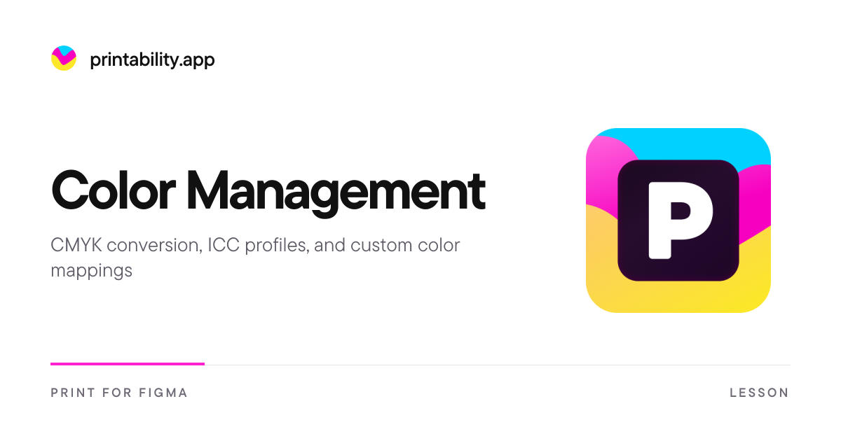 Color Management - Print for Figma Docs