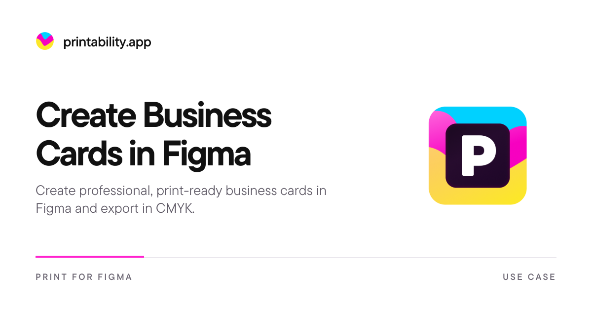 Create Business Cards in Figma | Print for Figma