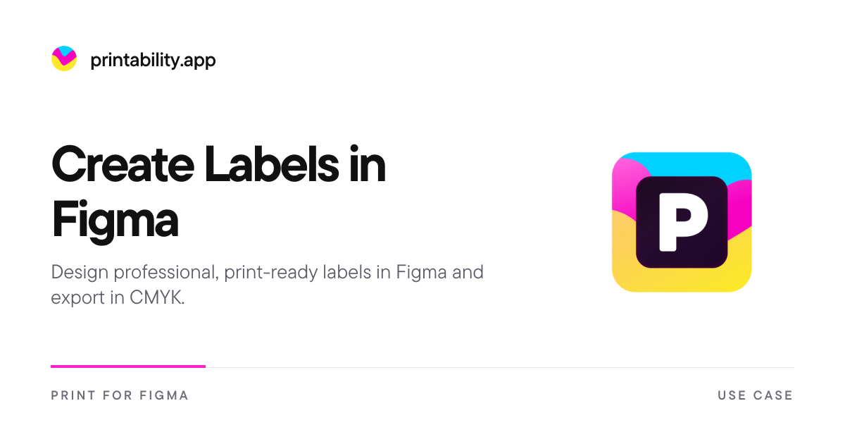 Create Labels in Figma | Print for Figma