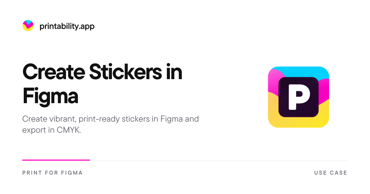 Create Stickers in Figma | Print for Figma