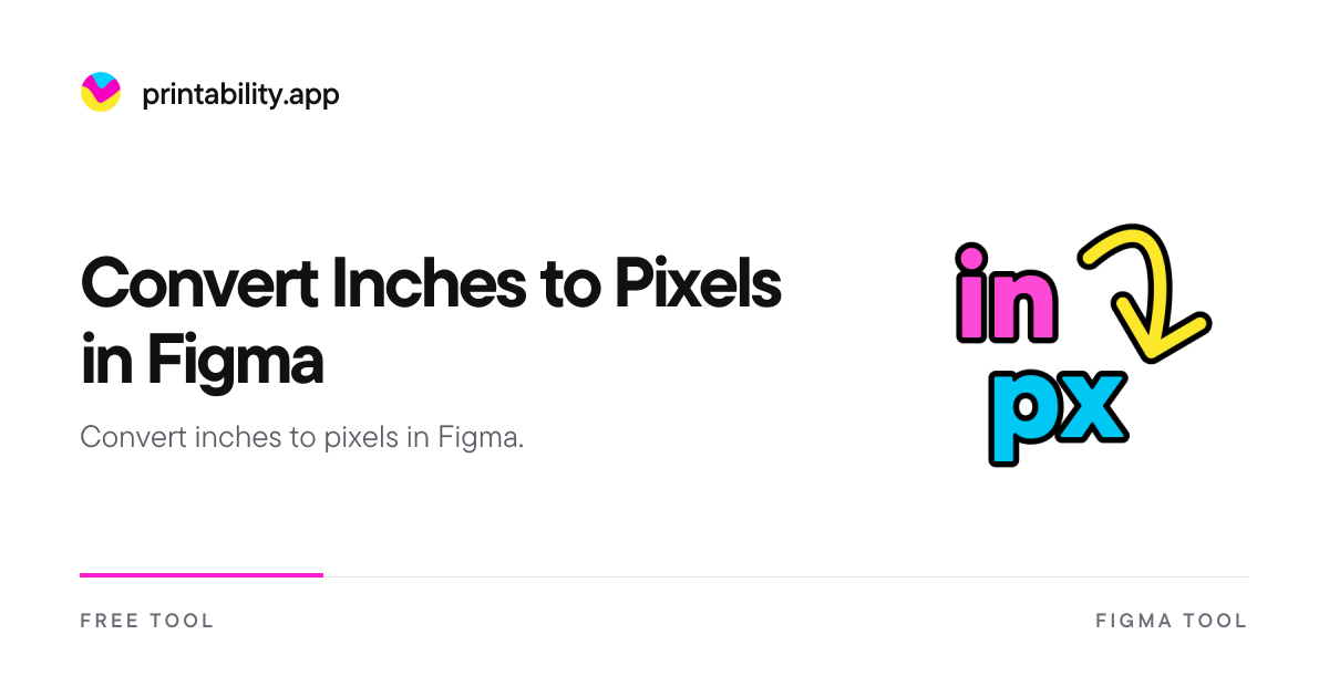 Convert Inches to Pixels in Figma